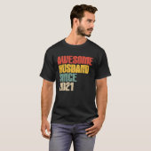 2nd Wedding Anniversary for Him Awesome Husband Si T-Shirt (Vorne ganz)