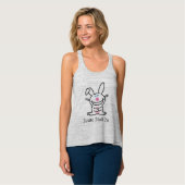 2niedlich 2talk 2u tank top (Vorderseite Vollansicht)