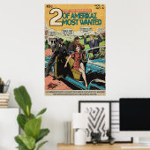 2pac Snoop 2 von Amerikaz am meisten Gewollt Comic Poster (Heimbüro)