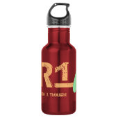2R1 (2 Spezies - 1 gedacht) Trinkflasche (Vorderseite)