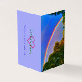 2RAINBOW MINIkarten 2x3.5 horizontal Visitenkarten (Vorderseite)