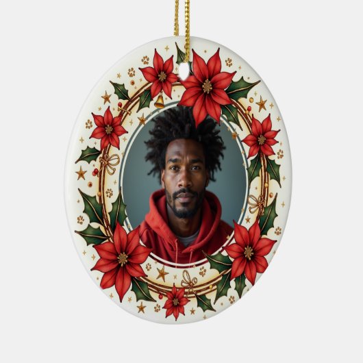 2sided Memorial Forever in Bloom Keramik Ornament (Rechts)