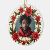 2sided Memorial Forever in Bloom Keramik Ornament (Links)