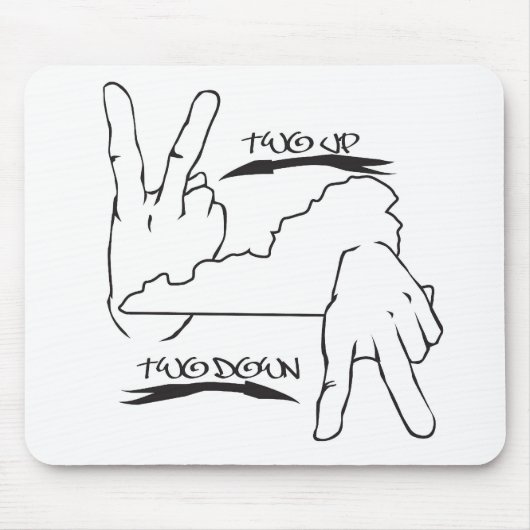 2up 2dn Mausunterlage Mousepad (Vorne)