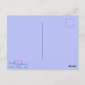 2Winterwaldpostkarte Postkarte (Rückseite)