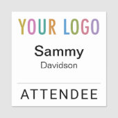 2x2 Abzeichen-Event-Logo-Button oder Magnetic Namensschild (Vorderseite)