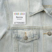 2x2 Abzeichen-Event-Logo-Button oder Magnetic Namensschild (Beispiel)