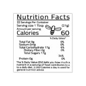 2x2" Essbare Kleine Honigbiene Gummistempel (Prägung)