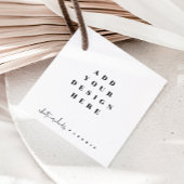 2x2" Quadratmarkezeichen drucken Geschenkanhänger