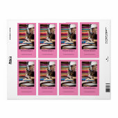 2x3 3/4" Buchzeichen (ex libris) Niedliche Katzena (Vorne)