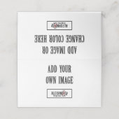 2x3,5" Faltes Lebensmittel/Platzkarte Platzkarte (Außenseite Aufgefaltet)