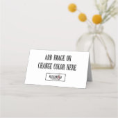 2x3,5" Faltes Lebensmittel/Platzkarte Platzkarte (Rückseite)