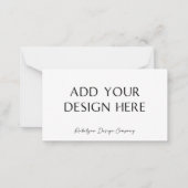 2x3,5" Karte Benutzerdefinierter Ausdruck Einsteck (Vorderseite)