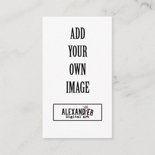 2x3,5" Vertikales flaches Lebensmittel/Platzkarte Platzkarte (Vorderseite)