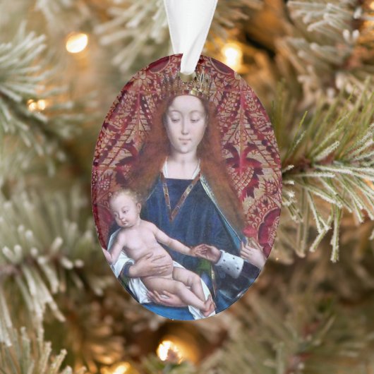2x Begeisterte Madonna und Kind (Detail; M 070) Ornament (Baum)