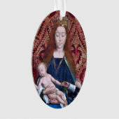 2x Begeisterte Madonna und Kind (Detail; M 070) Ornament (Vorderseite)