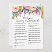 2x Games Flower Garden Baby Dusche 12x18" Größe Einladung (Rückseite)