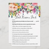 2x Games Flower Garden Baby Showgame 12x18 Einladung (Vorne/Hinten)