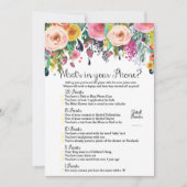 2x Games Flower Garden Babydusche 12x18" Größe Einladung (Vorderseite)