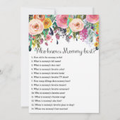 2x Games Flower Garden Babydusche 12x18" Größe Einladung (Rückseite)