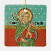 2x Obertorso von St. Joseph (Detail; VVP 09) Keramikornament (Rückseite)