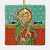 2x Obertorso von St. Joseph (Detail; VVP 09) Keramikornament (Vorderseite)