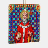 2x St. Thomas Becket in Red Chasuble (K 34) Keramikornament (Rechts)