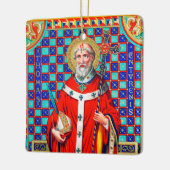 2x St. Thomas Becket in Red Chasuble (K 34) Keramikornament (Links)