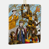 2x St. Thomas Beckets Martyrium (M 031) Keramikornament (Rechts)