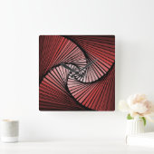 3次元　スパイラル　時計 QUADRATISCHE WANDUHR (Zuhause)