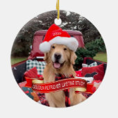 3000strong - 2020 Keramik Runde Ornament (Hinten)