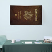 [300] American Passport Cover Banner (Messeveranstaltung)