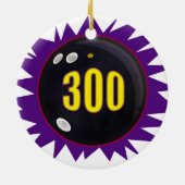 300 Bowling mit Datum, Keramikornament (Hinten)