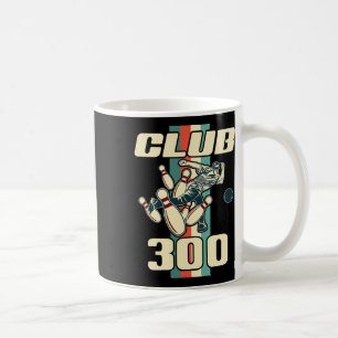 300 Bowling-Shirt Vintage Retro Club 300 Bowling Kaffeetasse