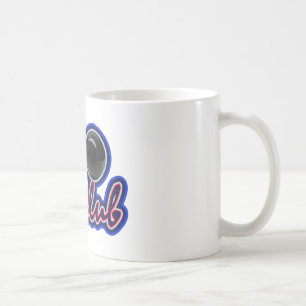 300 CLUB - PERFEKTES SPIEL IM BOWLING (BLAU) KAFFEETASSE