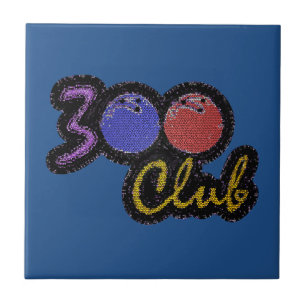 300 CLUB PERFEKTES SPIEL IM BOWLING FLIESE