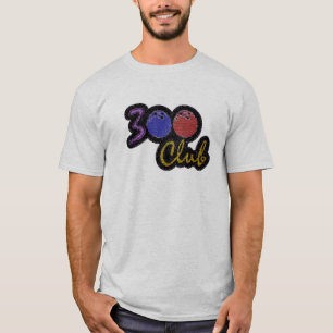 300 CLUB PERFEKTES SPIEL IM BOWLING T-Shirt
