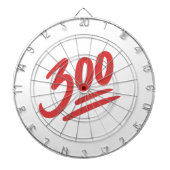 300 Emoji | Perfekter Bowling Game Sports Dartscheibe (vorne)