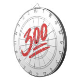 300 Emoji | Perfekter Bowling Game Sports Dartscheibe (Vorderseite rechts)