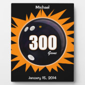 300 Game Orange & Black Fotoplatte (Vorderseite)