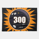 300 Game Orange & Black Handtuch (Horizontal)