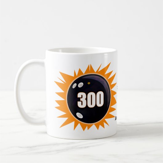 300 Game Orange & Black Kaffeetasse (Links)
