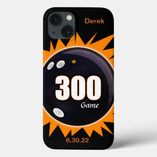 300 Game Orange & Black mit Namen und Datum Case-Mate iPhone Hülle