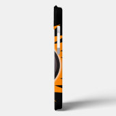 300 Game Orange & Black mit Namen und Datum Case-Mate iPhone Hülle (Rückseite / Links)