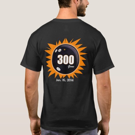 300 Game Orange & Black T-Shirt (Rückseite)