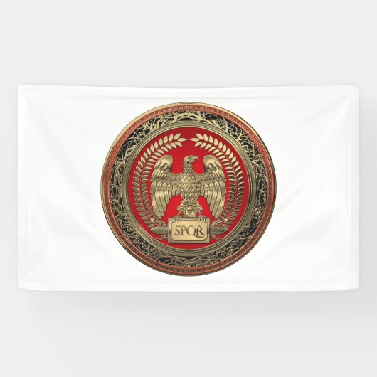 [300] Goldrömischer Kaiseradler Banner (Horizontal)