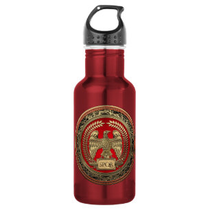 [300] Goldrömischer Kaiseradler Edelstahlflasche