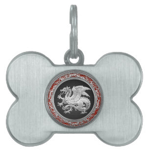 [300] Isländischer Drache, Landvættir [Silber] Tiermarke