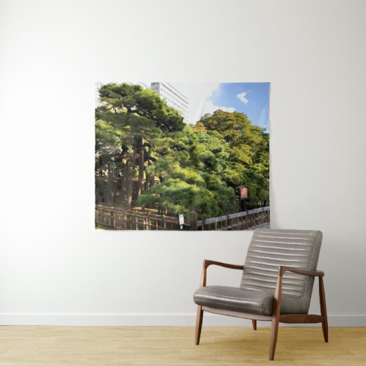 300 Jahre alte Pinienbäume Wandteppich (Beispiel (Horizontal))