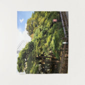 300 Jahre alte Pinienbäume Wandteppich (Vorderseite)